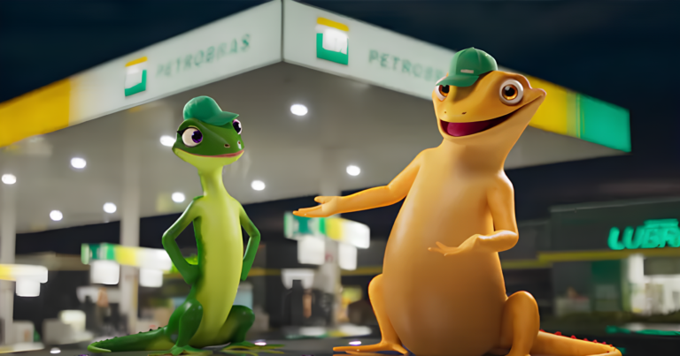 Calangos se tornam influenciadores nos Postos Petrobras